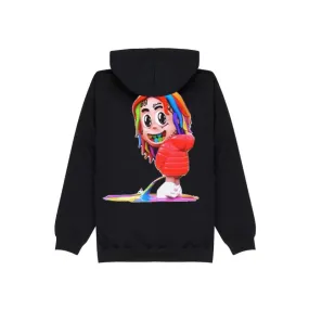 6IX9INE - DUMMY BOY BLACK HOODIE