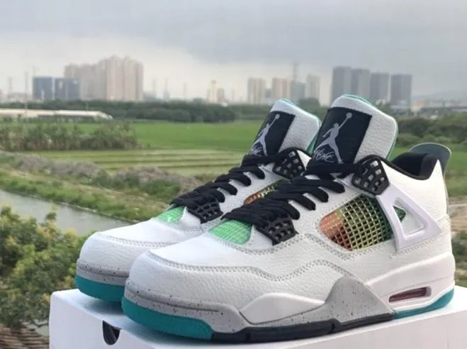 Baskets Air Jordan 4 WMNS Do The Right Thing  Rasta 