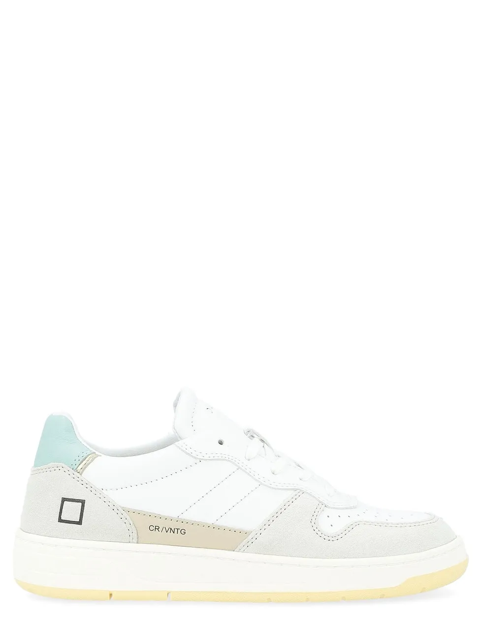 Baskets D.A.T.E. Court 2.0 Vintage en cuir et daim