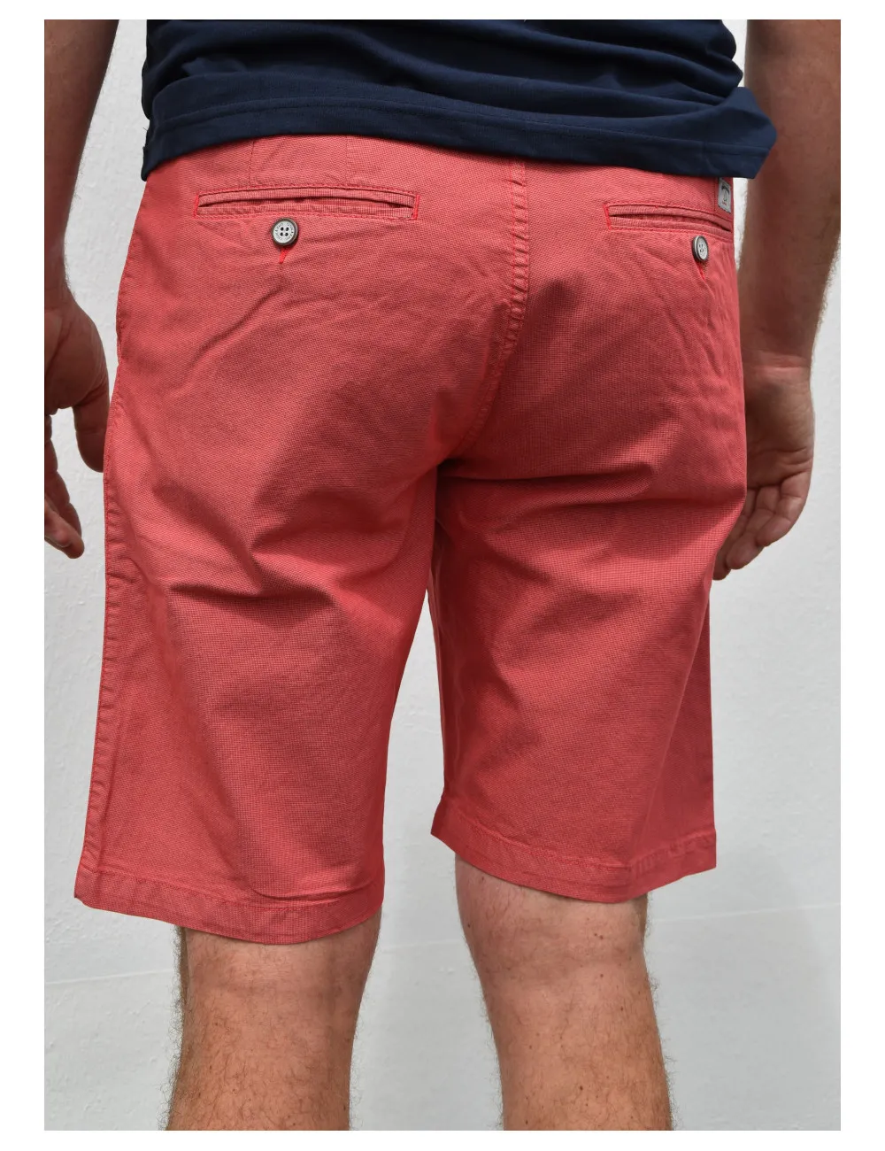 Bermuda en toile Corail