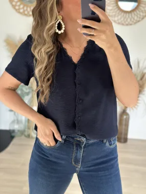Blouse GRAHAM CURVY Marine