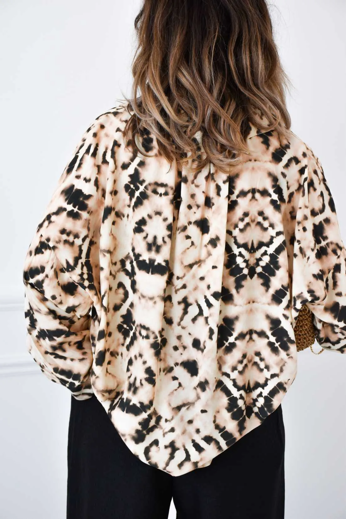 Blouse Imprimé Beige Banditas NINETTA