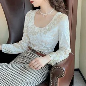 Blouse Vintage Velours