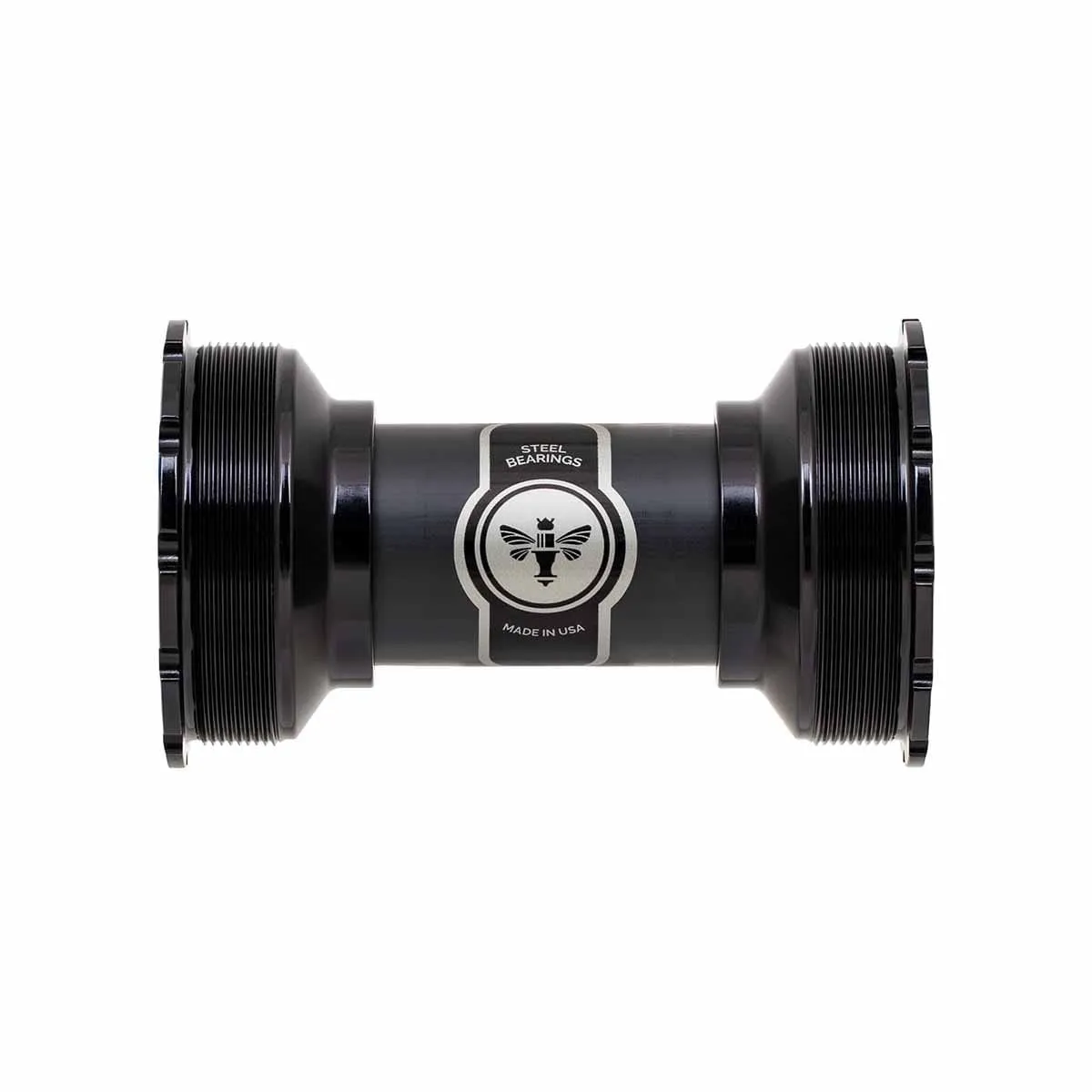 Botier de Pédalier CHRIS KING ThreadFit T47 24i 86/92mm Noir Mat