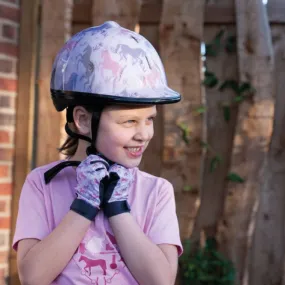 Casque d'équitation HKM Blossom