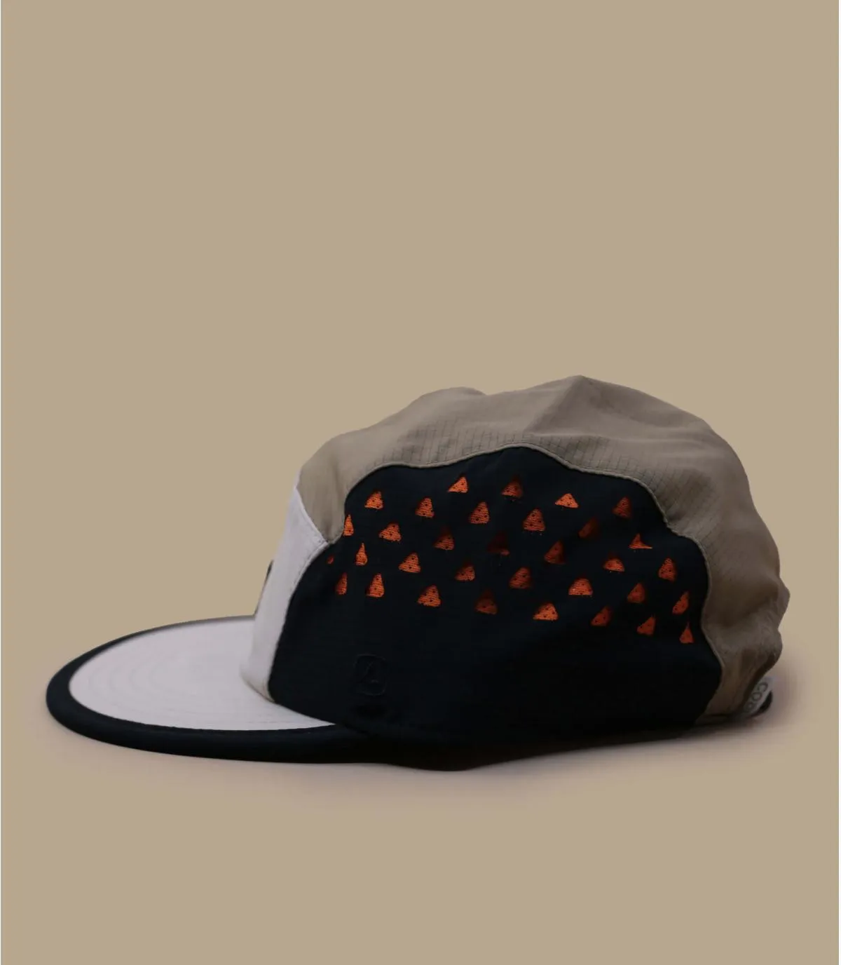 Casquette five panel beige - Casquette The Provo offwhite navy Coal : Headict