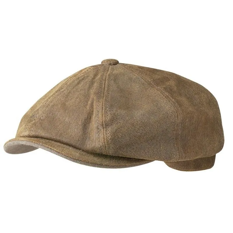 Casquette Stetson Burney Cuir Vieilli