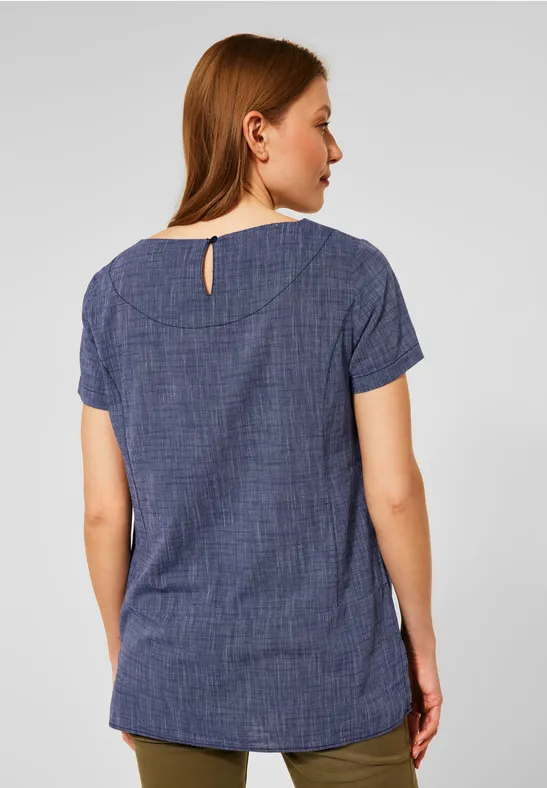 CECIL Chemisier en chambray 