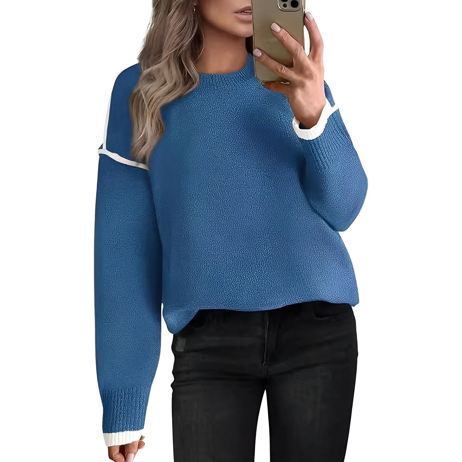 Lauren - Le pull tricot classique et ample