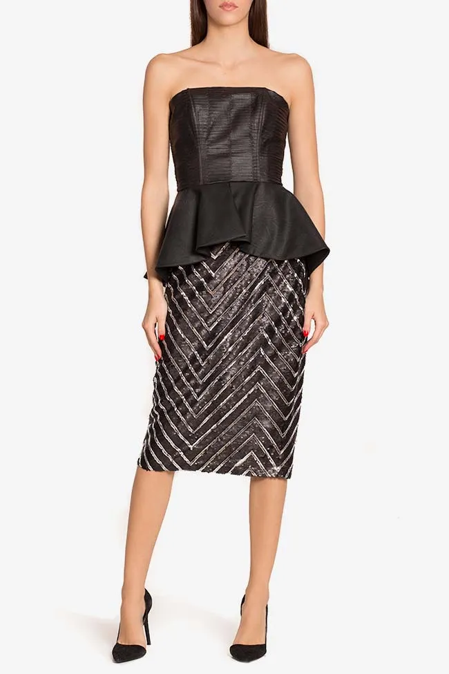 LOOMY Jupe midi en sequins