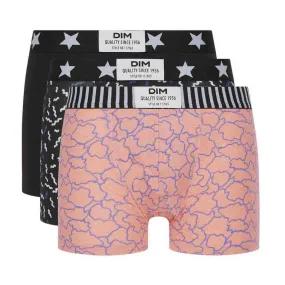 Lot de 3 boxers - multicolore Dim Underwear en coton Dim - Boxer & Shorty Homme sur MenCorner