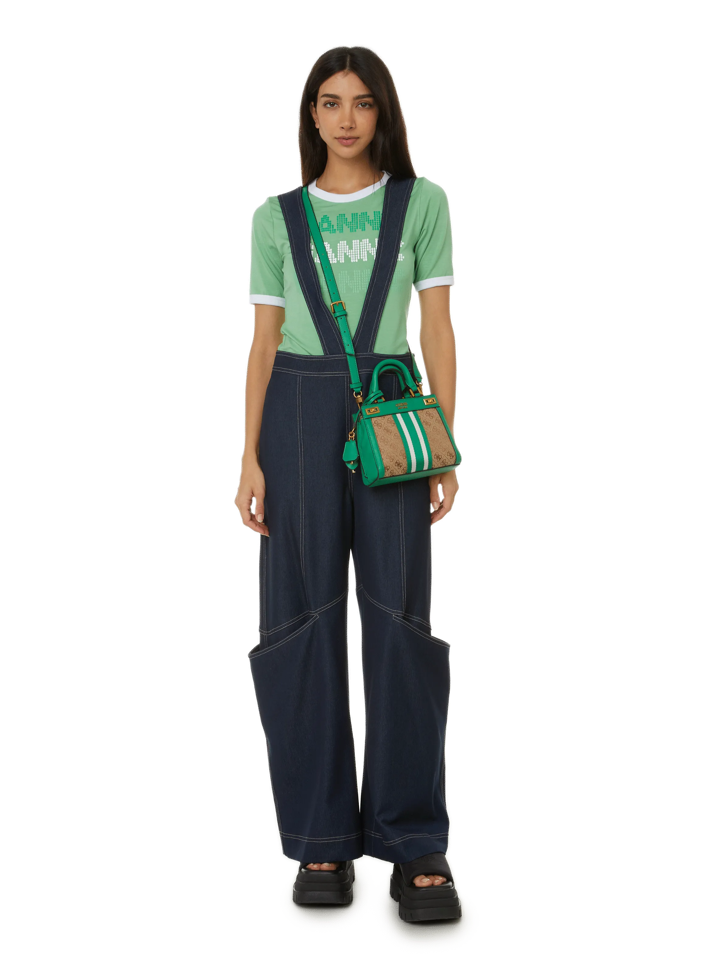 MYBESTFRIENDS  Pantalon Jamila  - Bleu