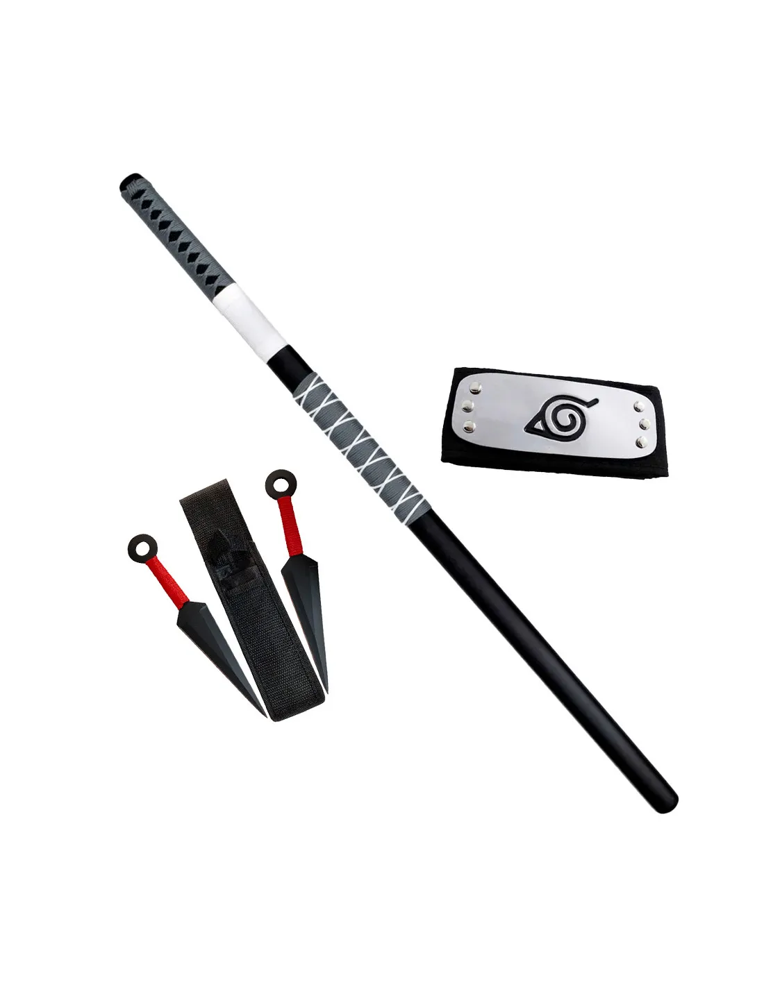 Pack Kakashi Hatake : Katana, Kunais et Bandana - Naruto ⚔️ Boutique Épées