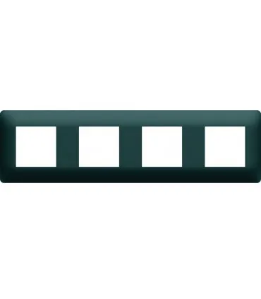 Plaque quadruple Essensya - Anthracite