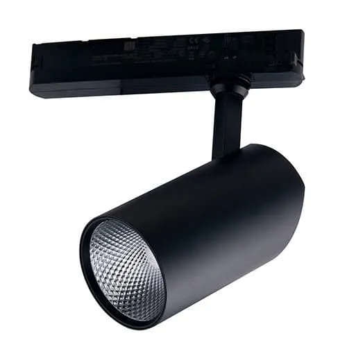 Projecteur pour rail LED INTEC 42W Ø9x24,8cm noir Action  - LED-ACTION-B-42C