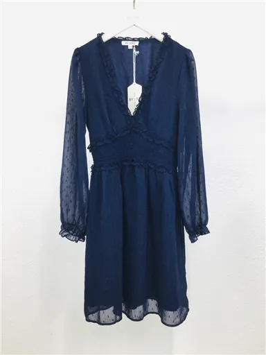 Robe ByOne Cache Coeur Marine - Bleu Clair