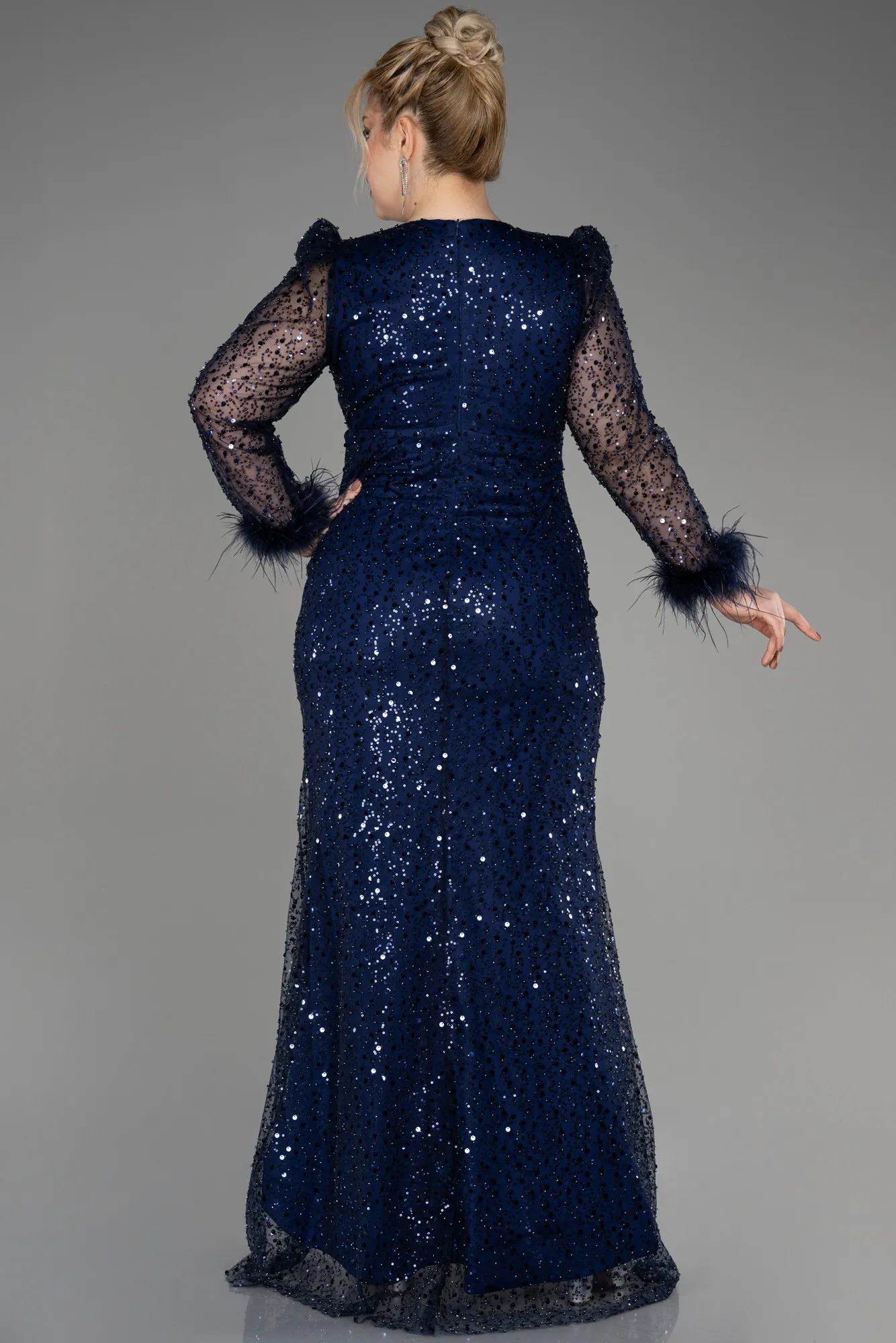 Robe De Fiançailles Grande Taille Longue Squameuse Rouge Bordeaux ABU3790