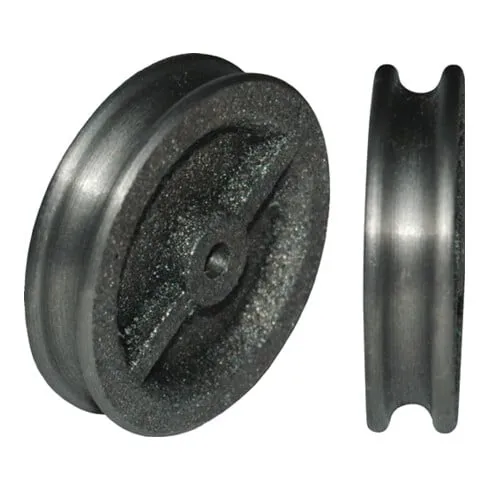 Rouleau d'oiseau Betz 470 fonte grise D.60mm Trgf.max.22kg rainure 8mm