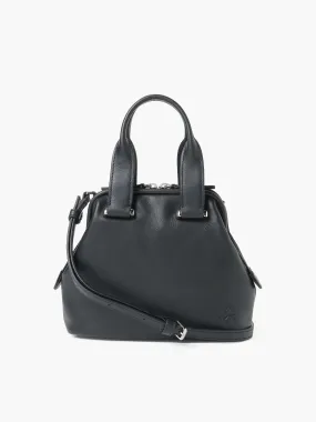 sac à mains avec forme ronde noir