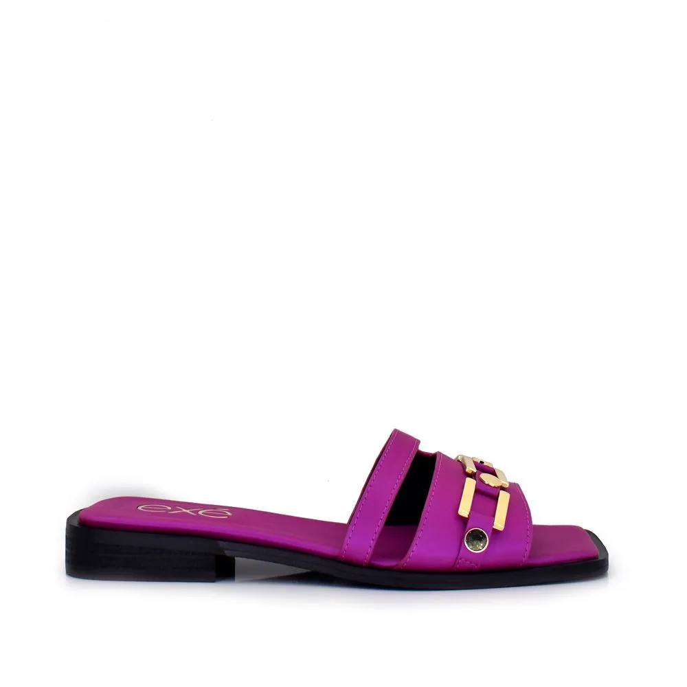 SANDALE PLATE ANNIE-220 FUXIA 