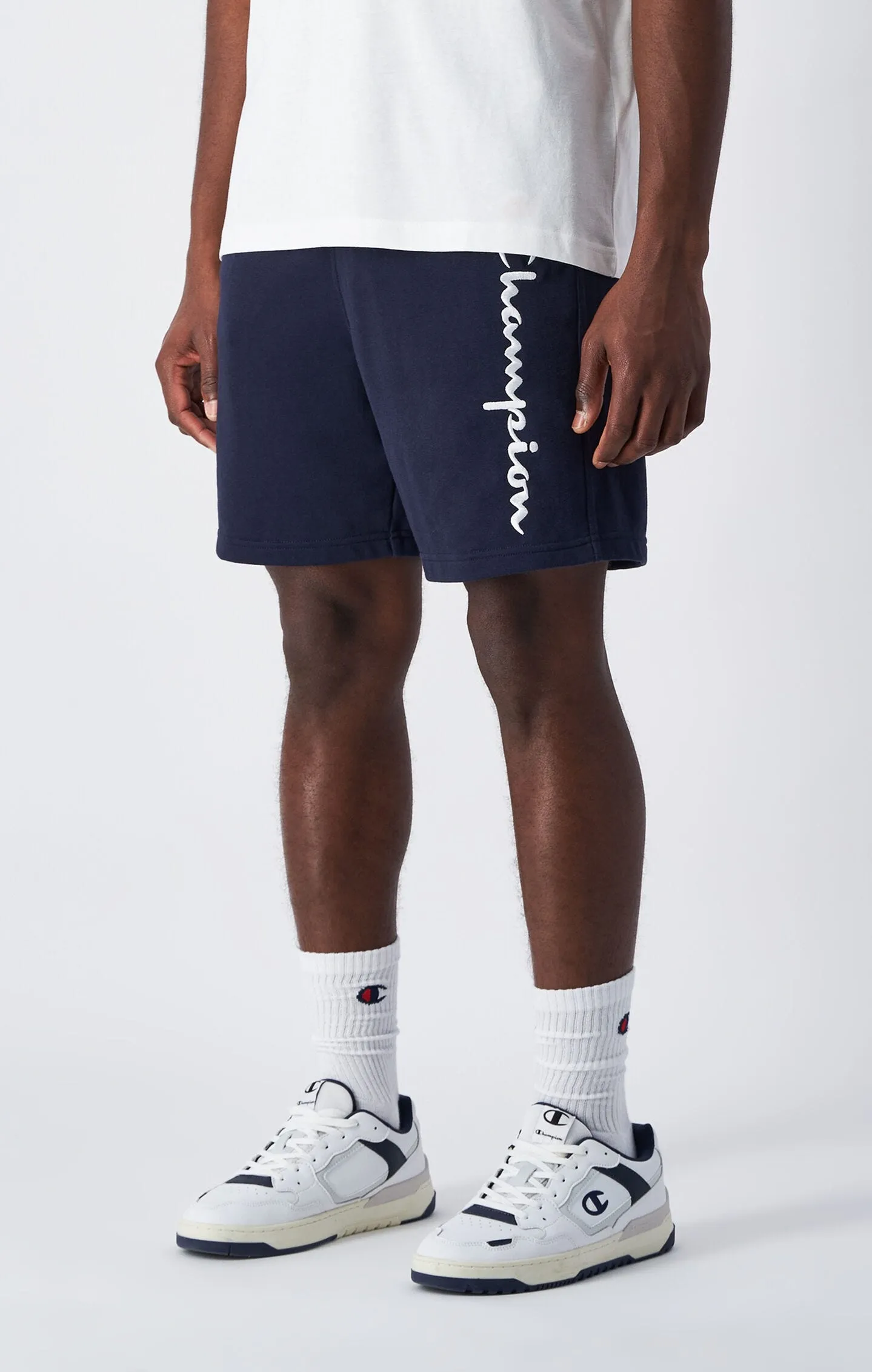 Short en French Terry avec grand logo | Champion France