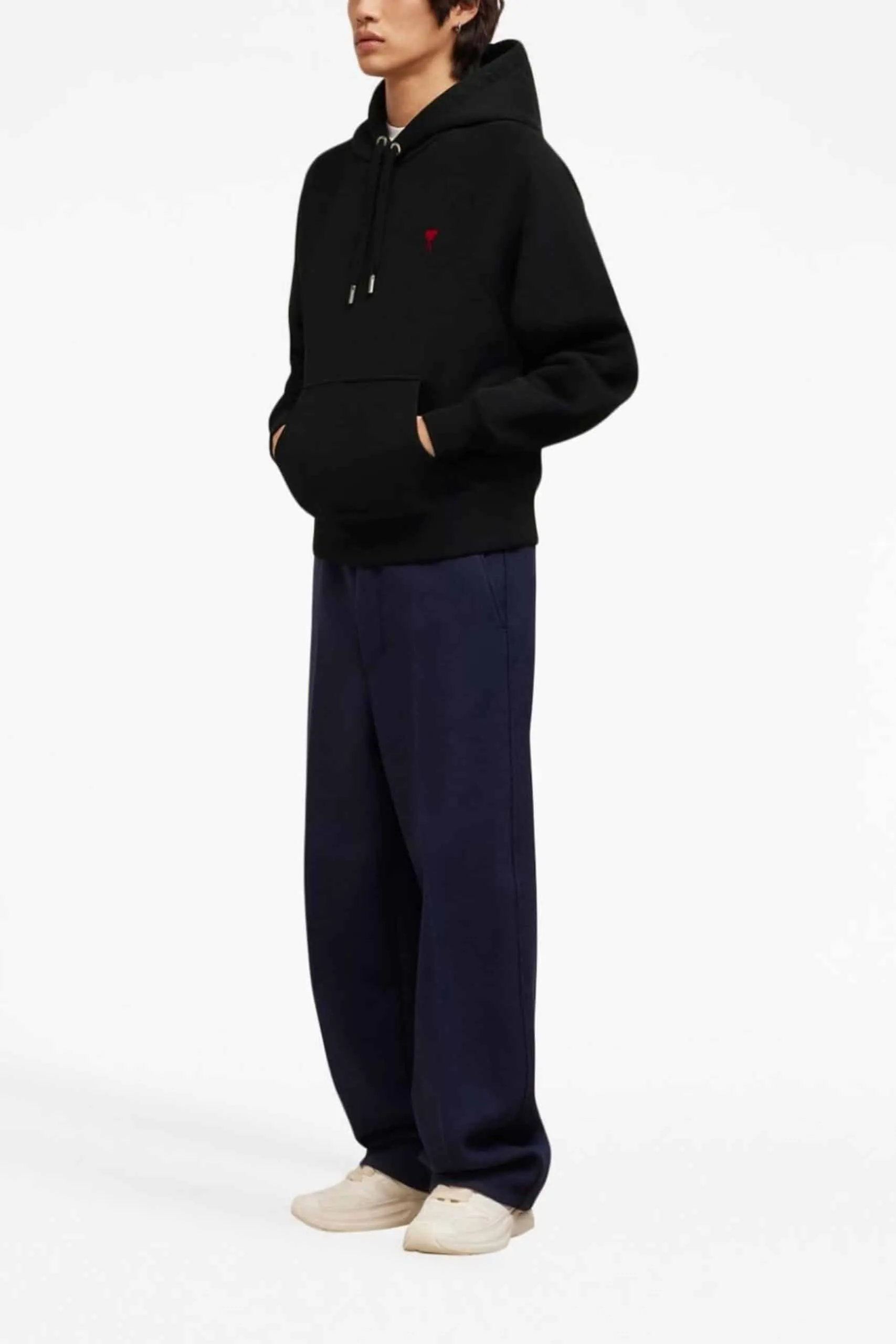 Sweashirt Capuche Ami Cœur Noir