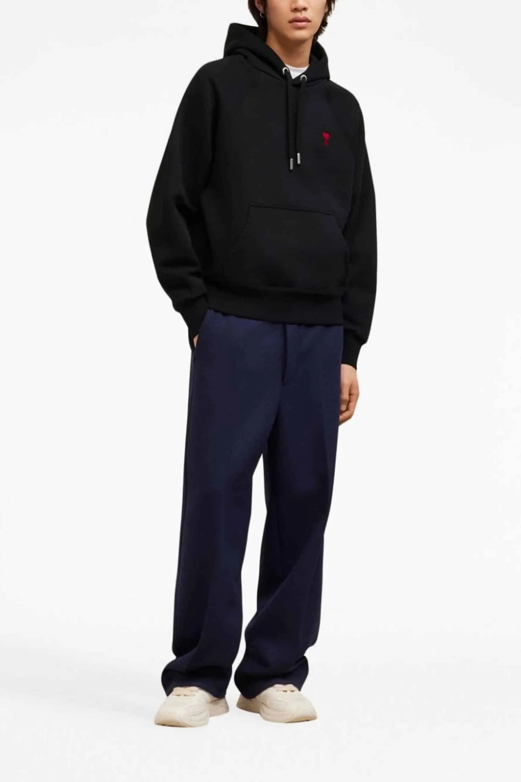 Sweashirt Capuche Ami Cœur Noir