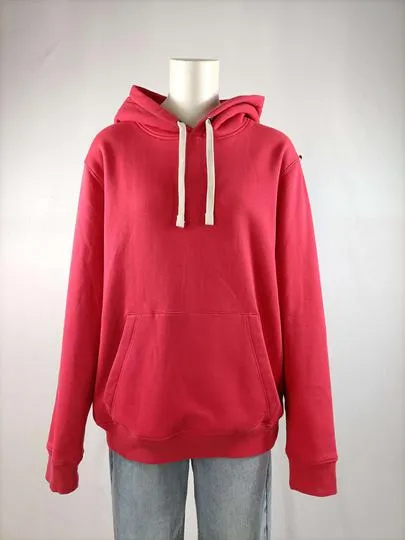 Sweat à capuche rose - Amitié Partage upcyling collecion - Taille M