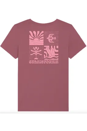 T-shirt bird hibiscus