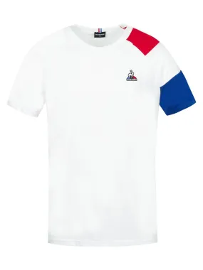 T-shirt Le Coq Sportif Bat Tee N°1 - Blanc Rouge Bleu