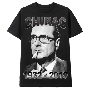T-SHIRT NOIR JACQUES CHIRAC RIP