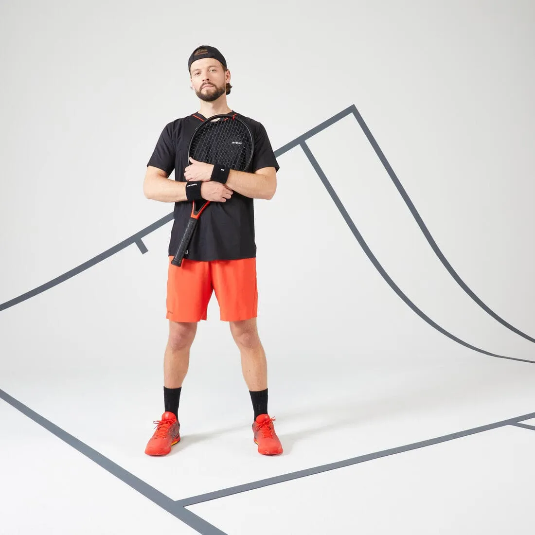 T-shirt tennis manches courtes Homme - ARTENGO DRYVN