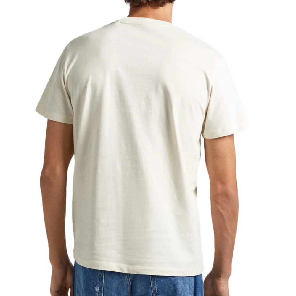 T-shirt Écru Homme Pepe jeans Keegan