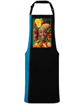 Tablier bicolore Couronne de Fruits : Beauté Naturelle Africaine par  Joar