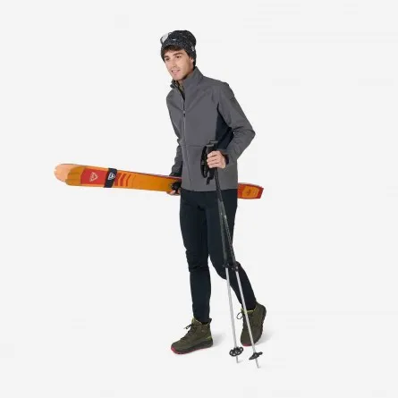 Textile haut ski nordique Rossignol Softshell Jacket onyx grey
