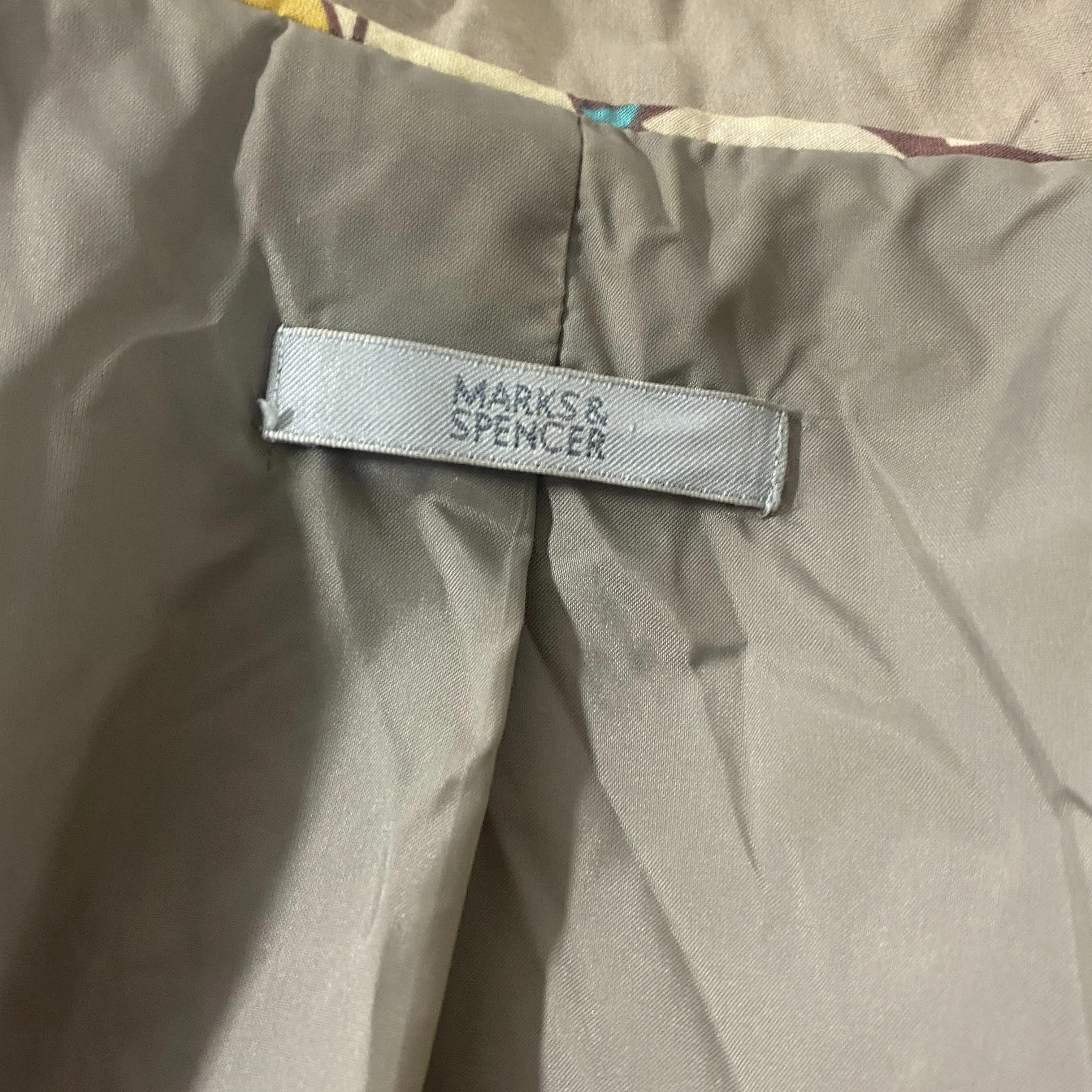 Veste beige - Marks & Spencer - Taille uk 18 équivalent 48 - 100% coton 