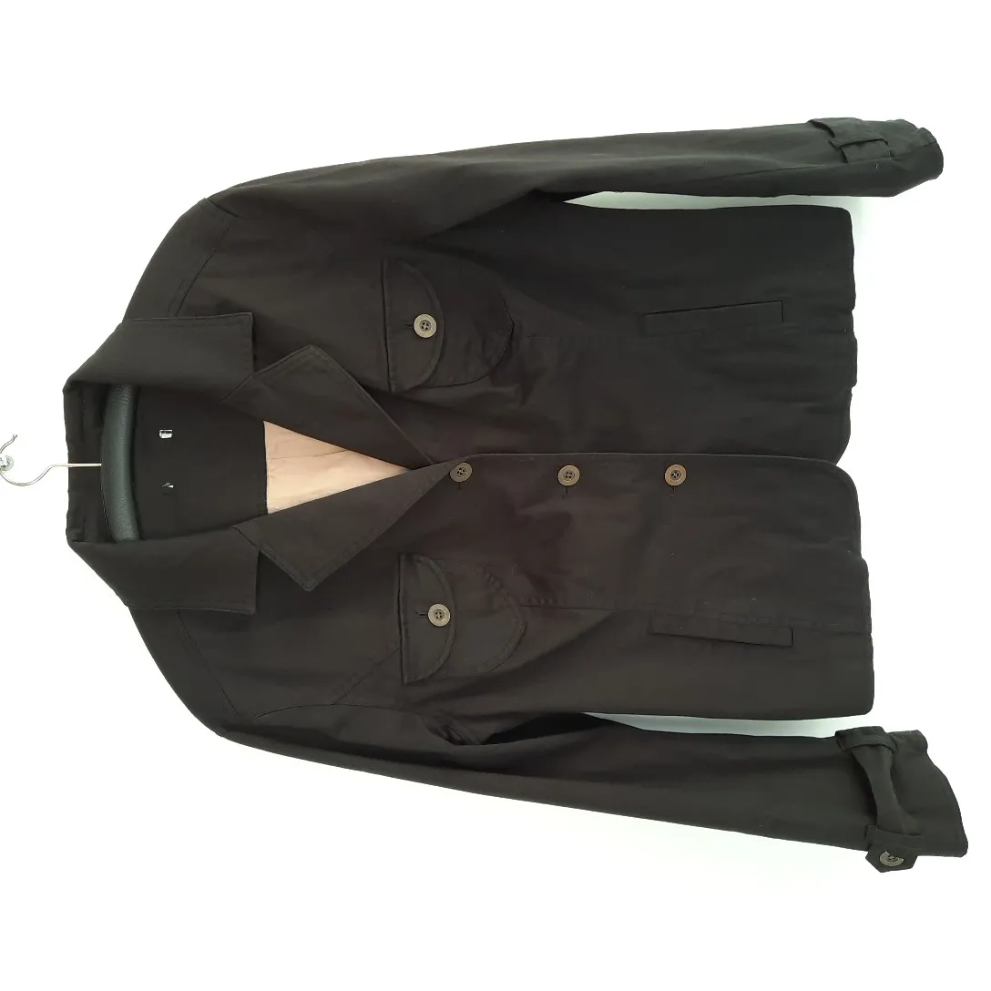 Veste coton noir casual sportwear 3 Suisses T 46