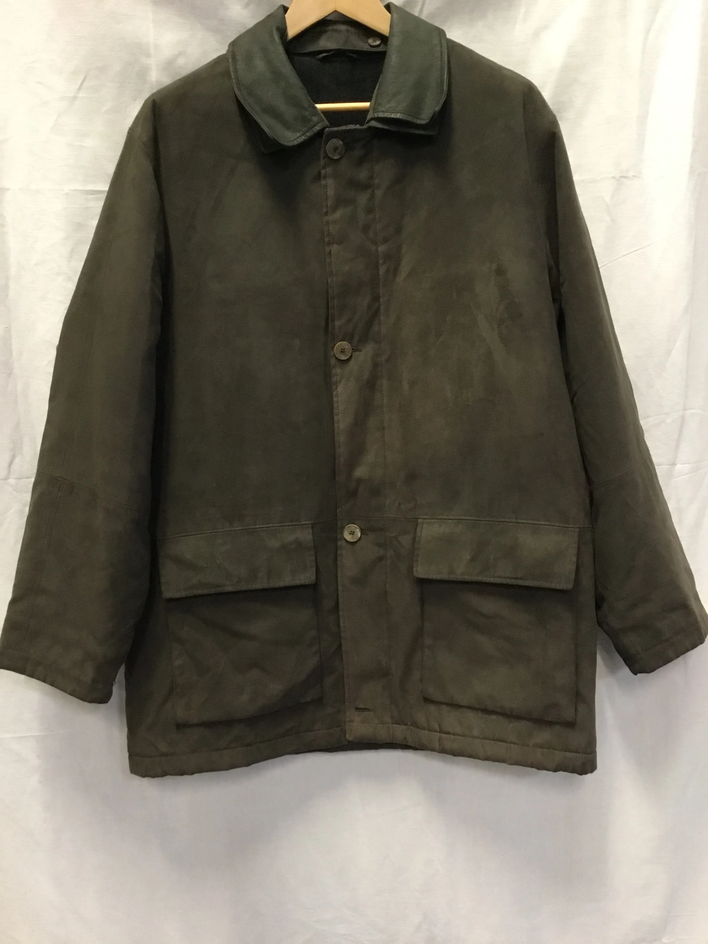 Veste homme matelassée JEZEQUEL KAKI/BRUNFONCÉ Droite avec poches plaquées - JEZEQUEL - XL