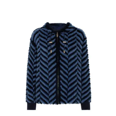Veste - Veste en vison bleu | Fendi