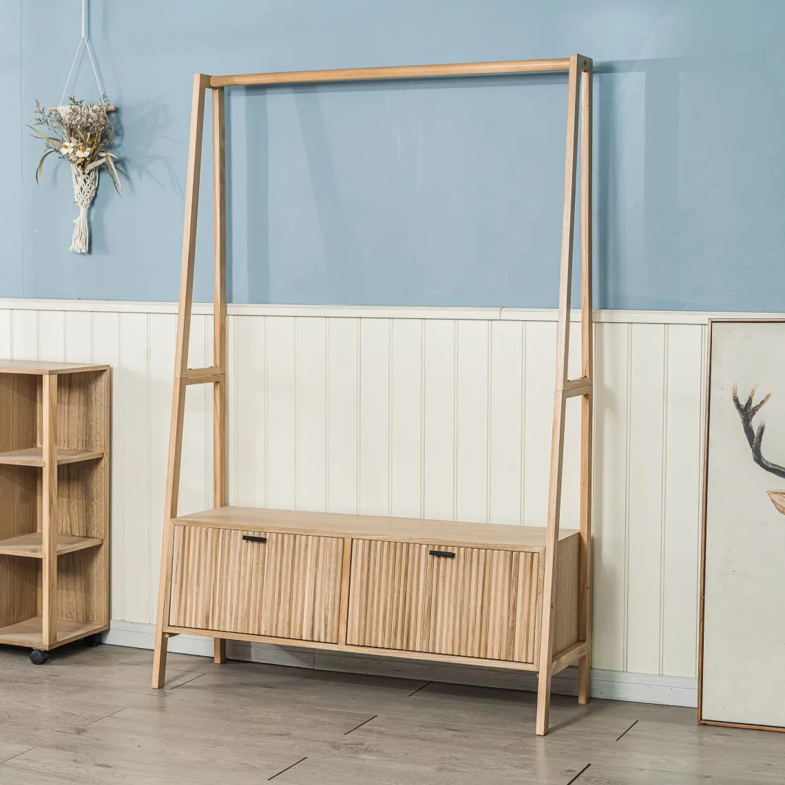 Vestiaire Entrée Bois Massif Porte Manteau | 3 Suisses