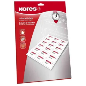 Étiquettes universelles 105 x 48 mm blanches 300 sur 25 Feuilles A4